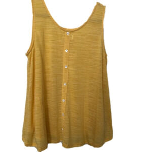Studio JPR Sleeveless Flared Top with Button Details Down Back
